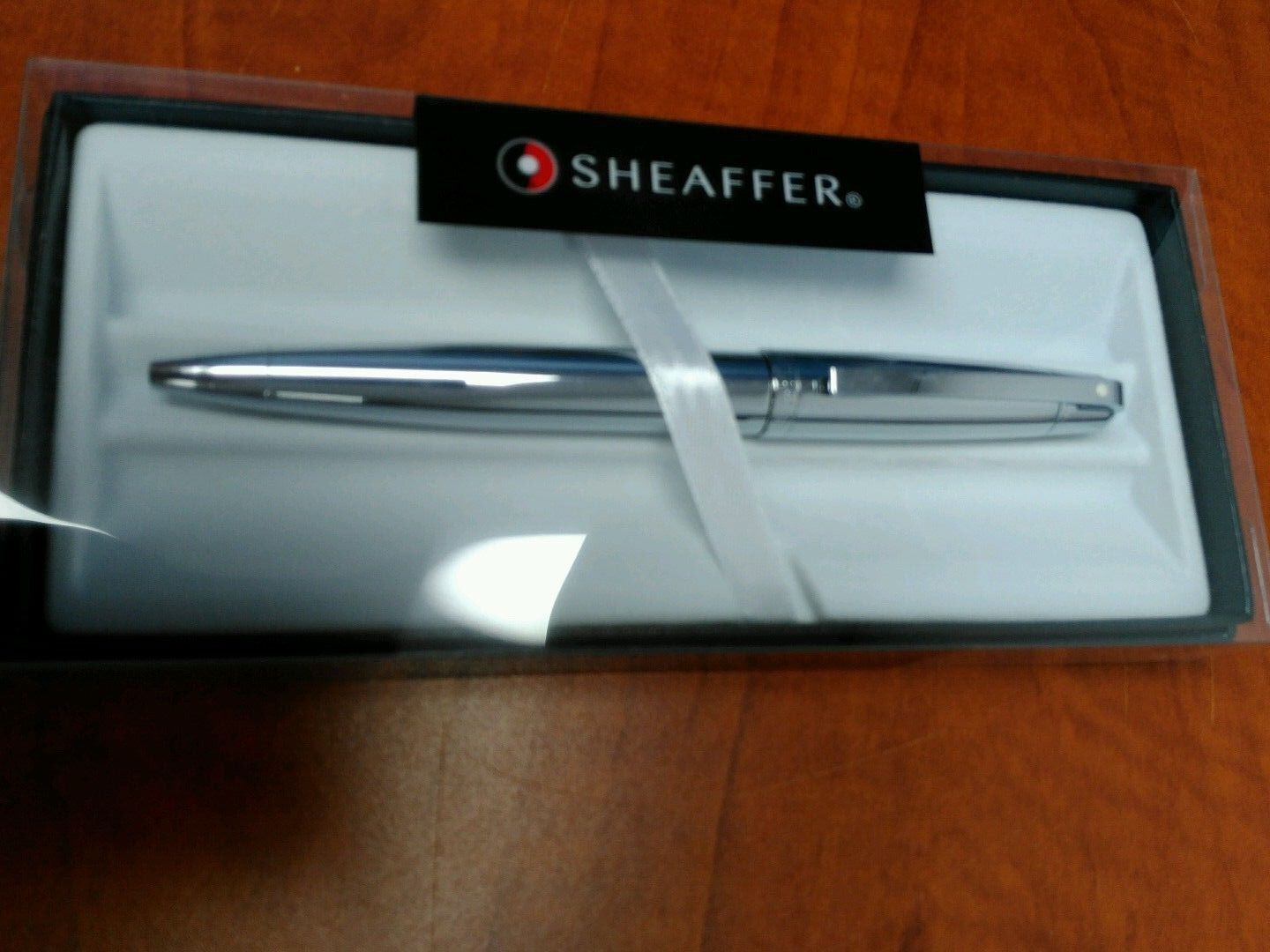 Sheaffer 500 Chrome Ballpoint Pen 100% Authentic