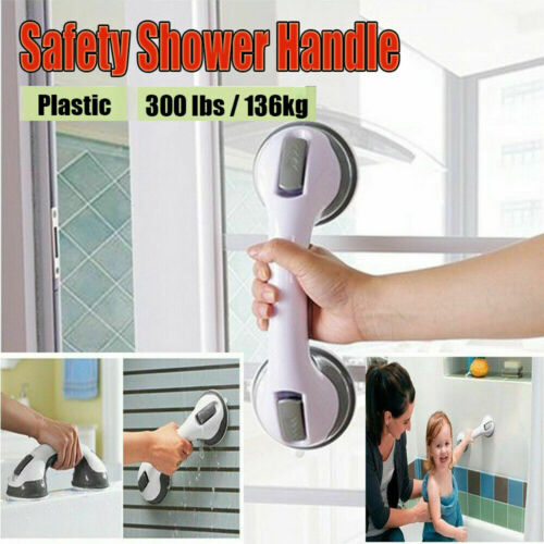 Shower Grip Handle Suction Cup Safety Bar Bathroom Toilet Tub Rail For Elderly