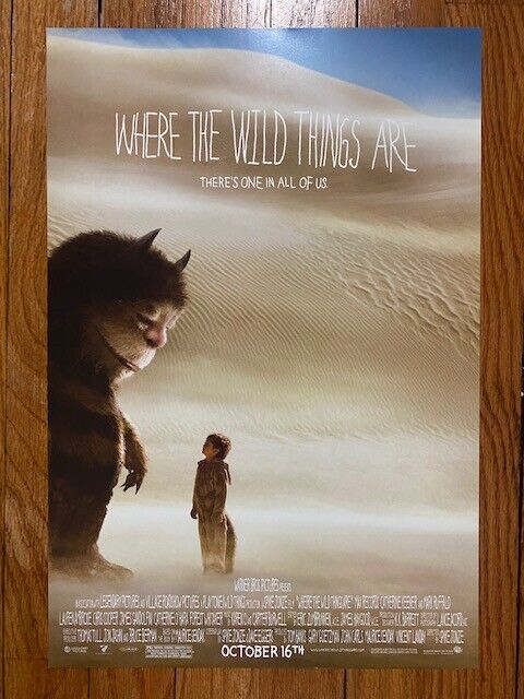 Where The Wild Things Are Promo Poster - Rare
