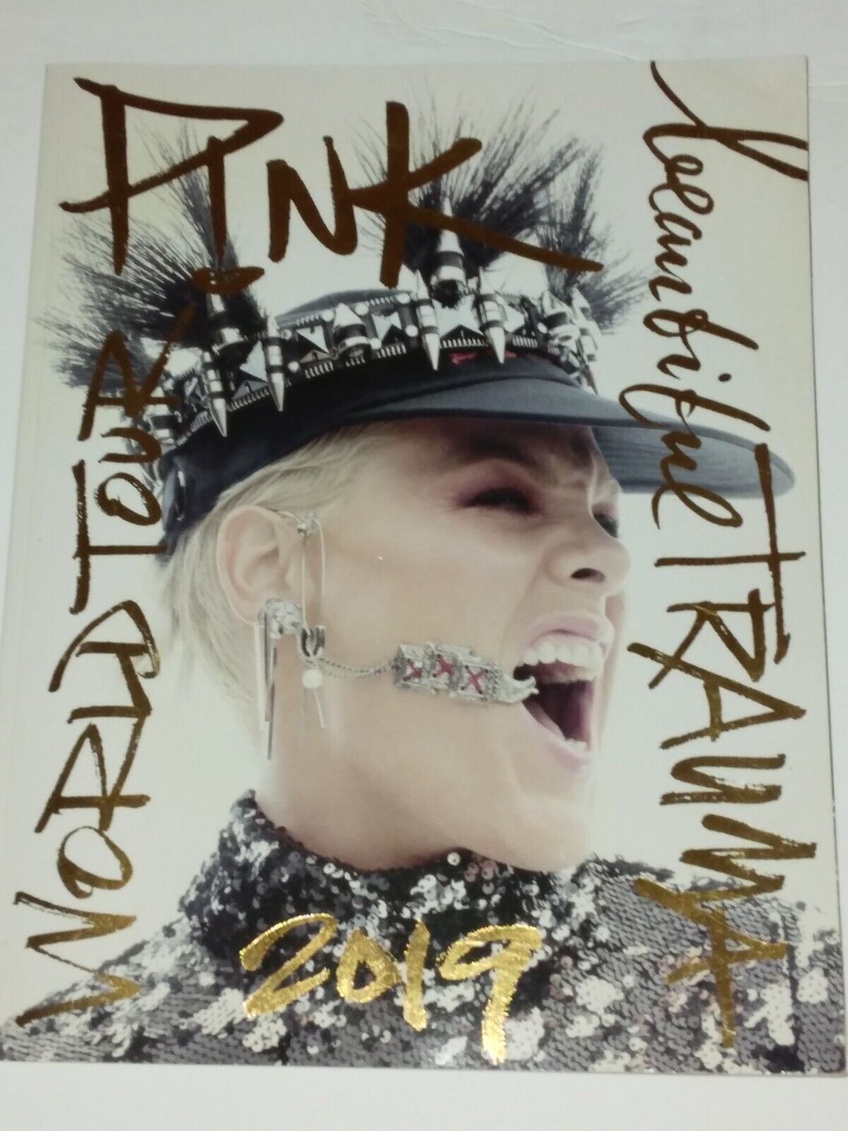 Pink World 2019 Beautiful Trauma Tour Book Booklet Program Concert & Poster