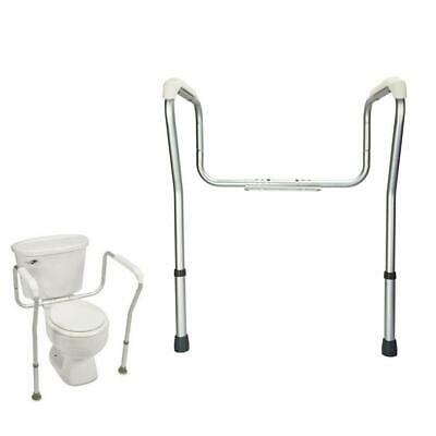Toilet Safety Frame Bathroom Grab Bars Seat Medical Support Handicap Arms