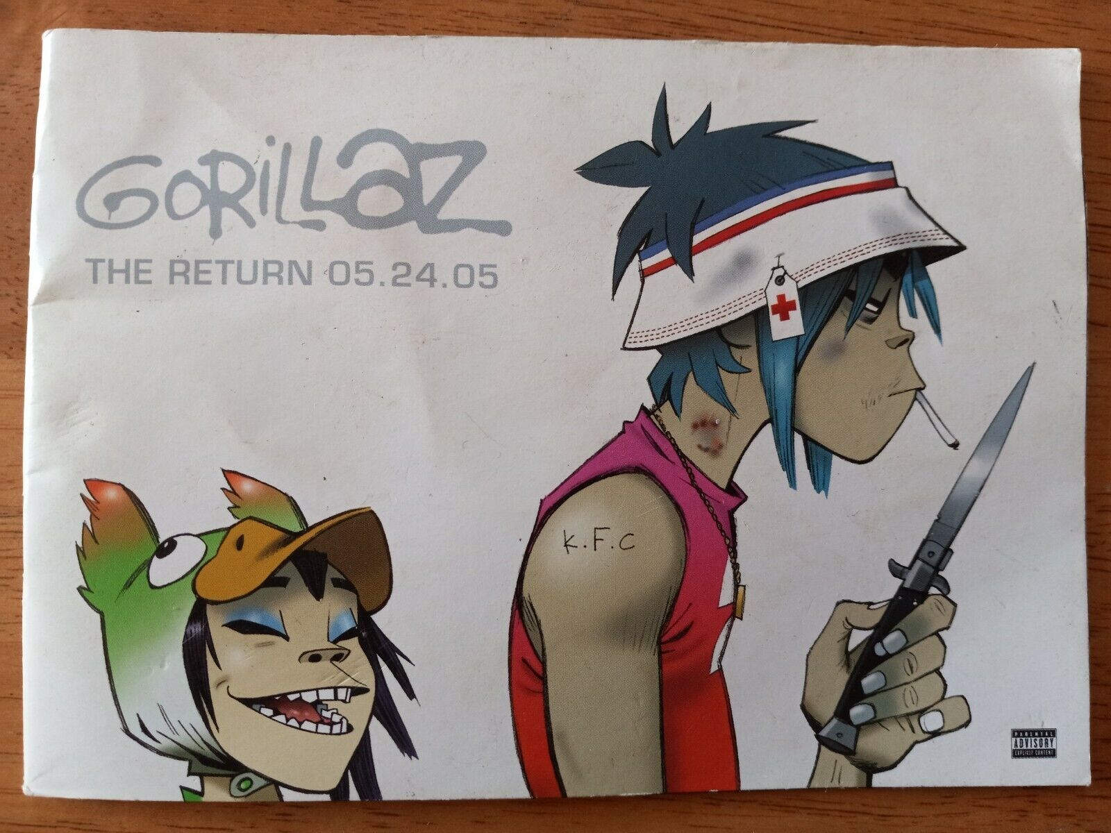 Gorillaz: The Return Promotional Booklet! Jamie Hewlett Art Demon Days 2005 Rare