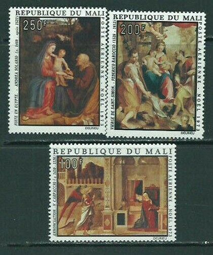 Mali - Air Yvert 204/6 Mnh Navidad