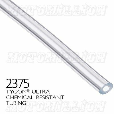 Tygon 2375 Clear Brake Fluid Reservoir Hose 1/4" 6.35mm Id 1 Foot Brembo Sized